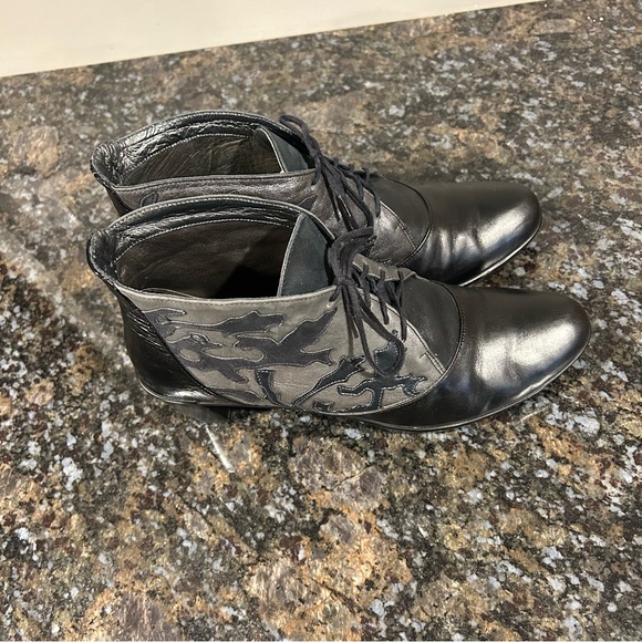 Naot Prima Bella Baccio Black Leather Heels EU Size 40 US 9 9.5 Shoes - Picture 6 of 10